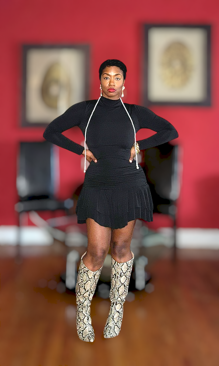 Fierce & Flirty Little Black Dress