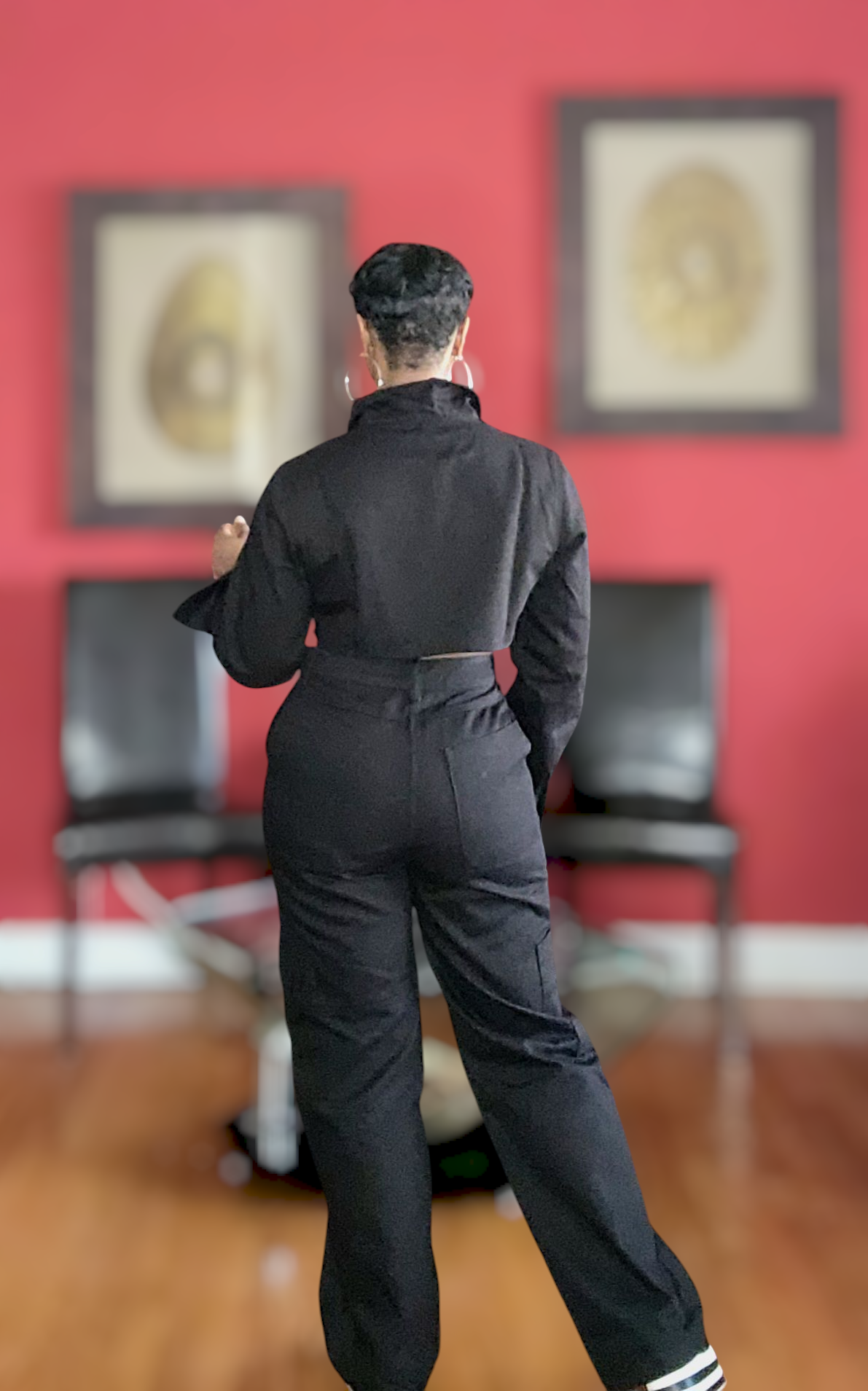 Crop Jacket Cargo Set